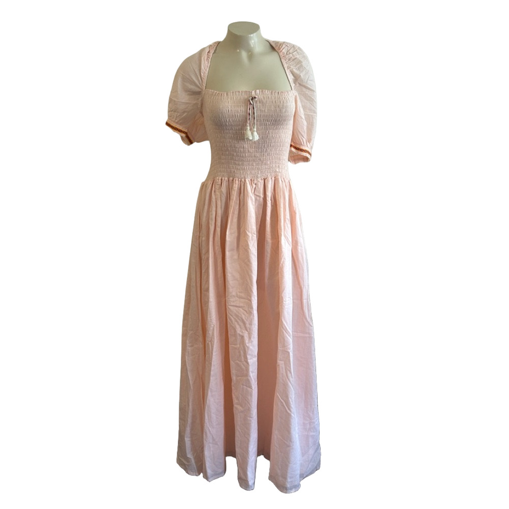 MILLIE MARKINTOSH x Pitusa 100% cotton rose color Dress SM ? made in Peru